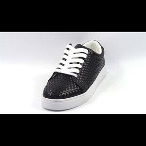 Isaac Mizrahi Live Woven Black Sneakers